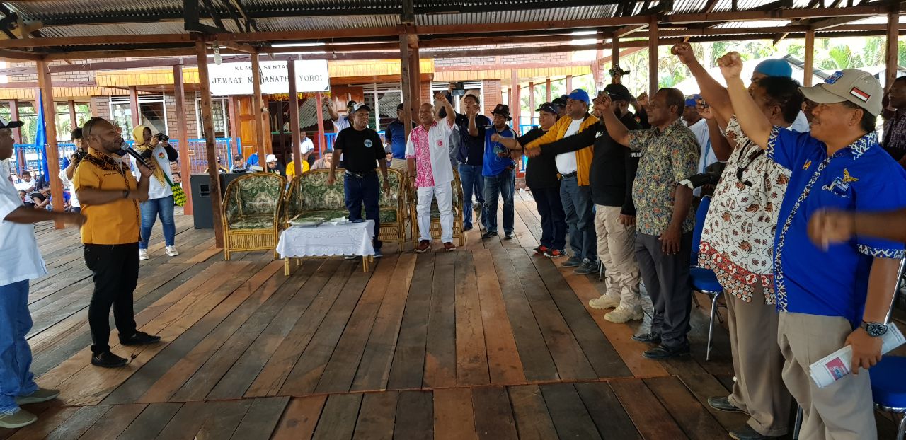 Masyarakat Kampung Yoboi dan Brabongko Siap Menangkan LUKMEN