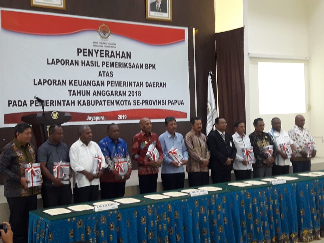 10 Kabupaten Kota di Papua Raih WTP dari BPK, 4 Kabupaten WDP