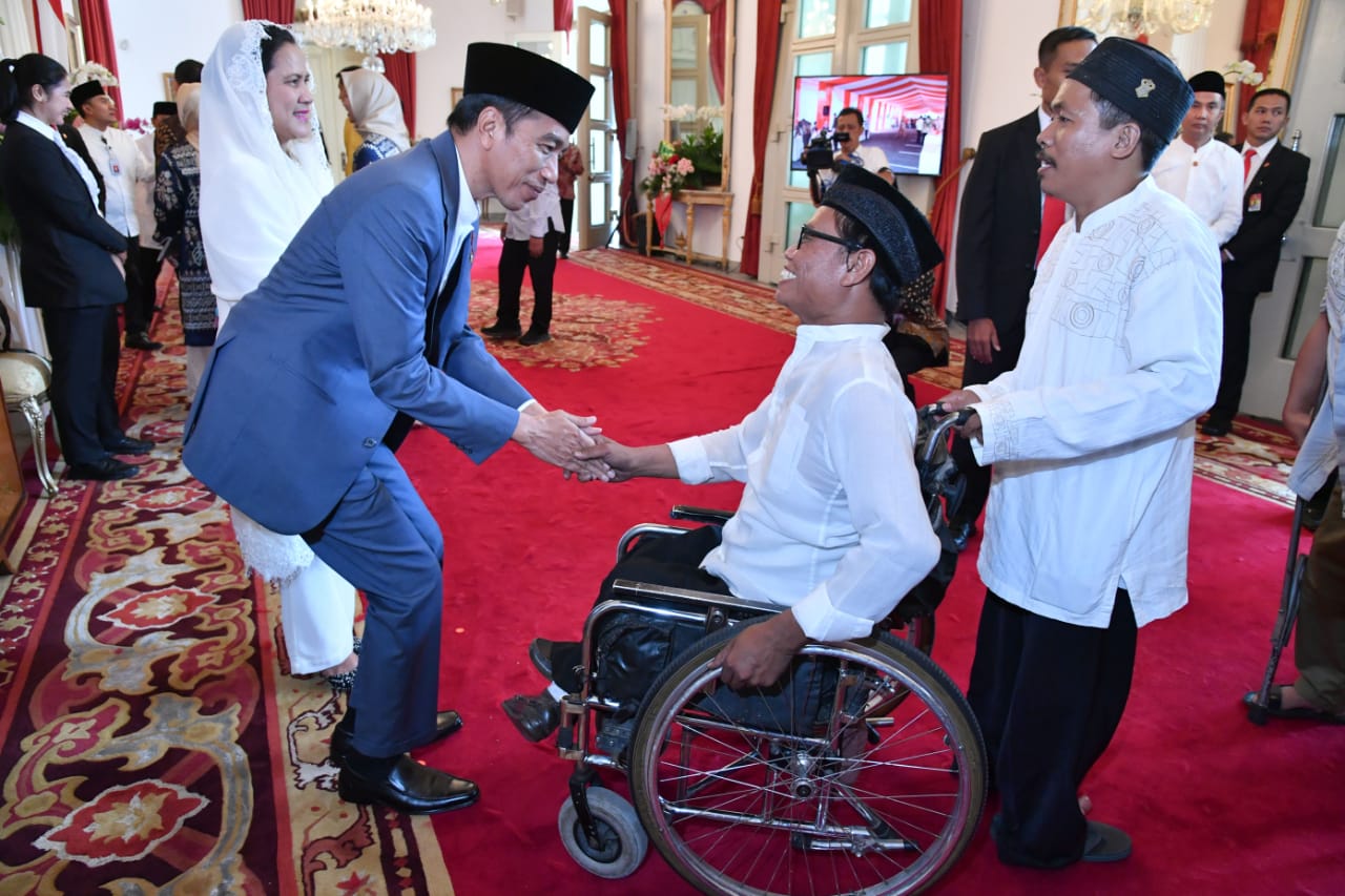 Presiden Terima Penyandang Disabilitas di Acara Open House