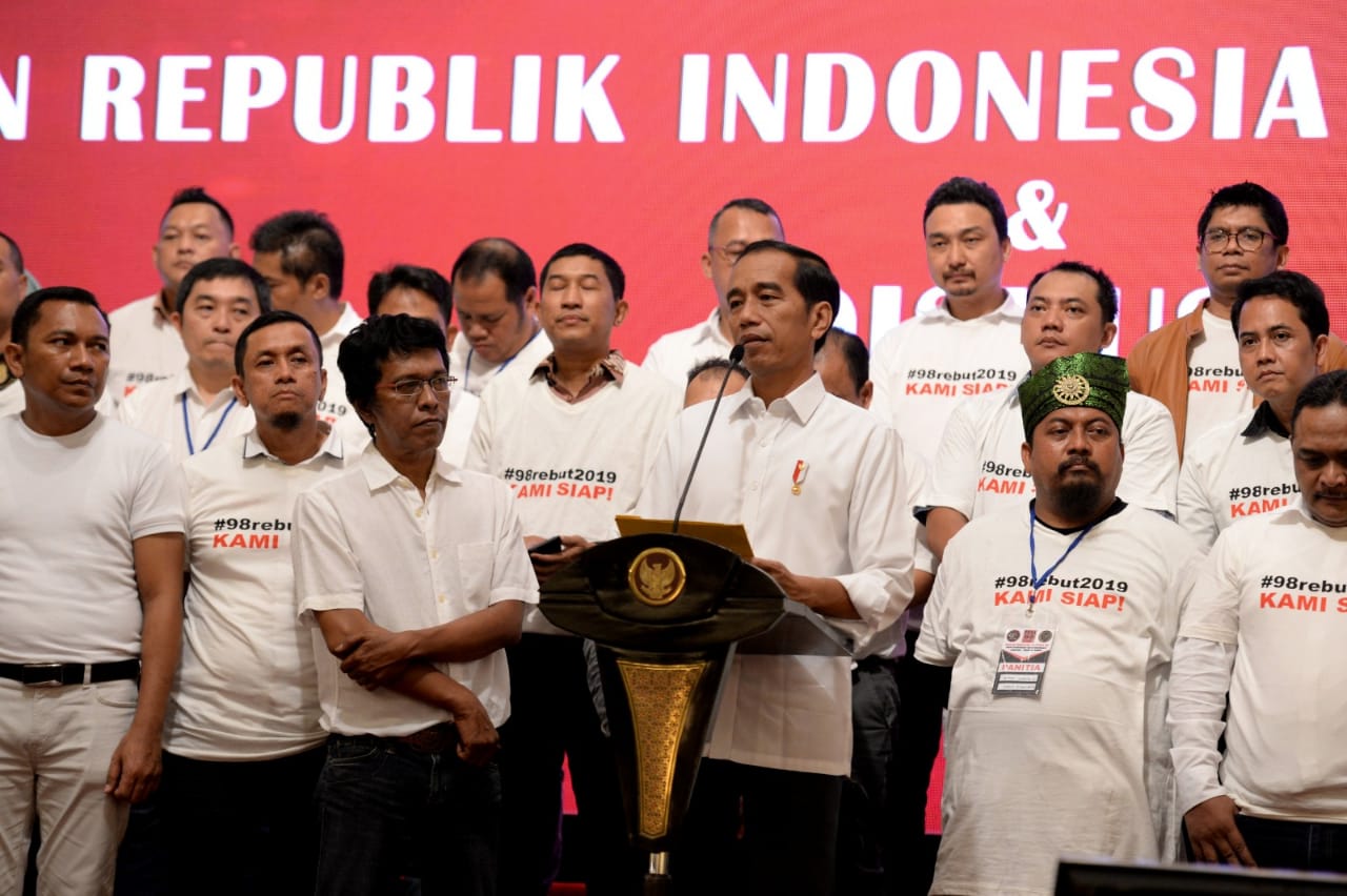 Bertemu Aktivis 98, Presiden Jokowi: Membangun Negara Butuh Kebersamaan
