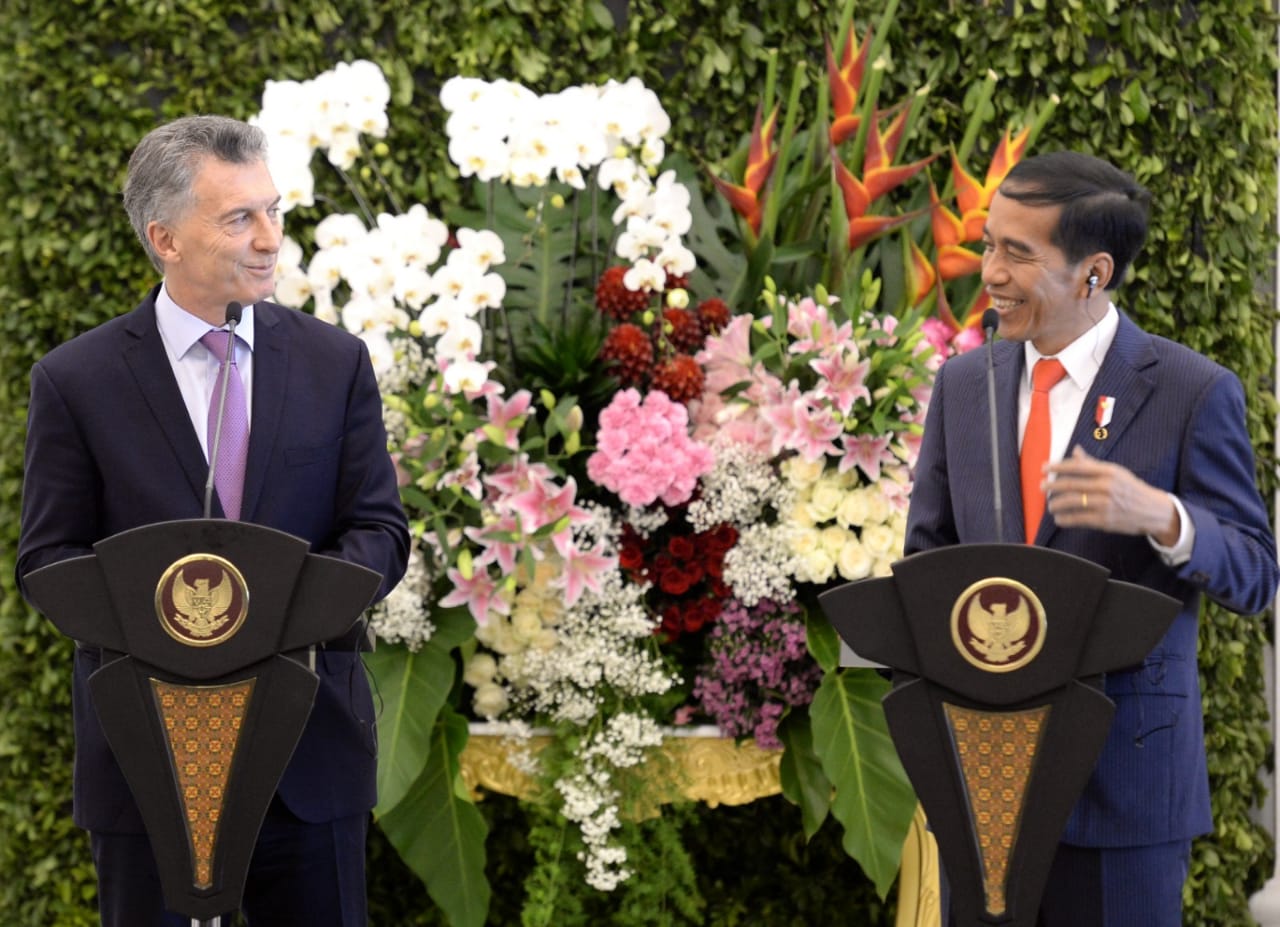 Presiden Jokowi Ingin Indonesia dan Argentina Perkuat Kerja Sama di Tiga Bidang