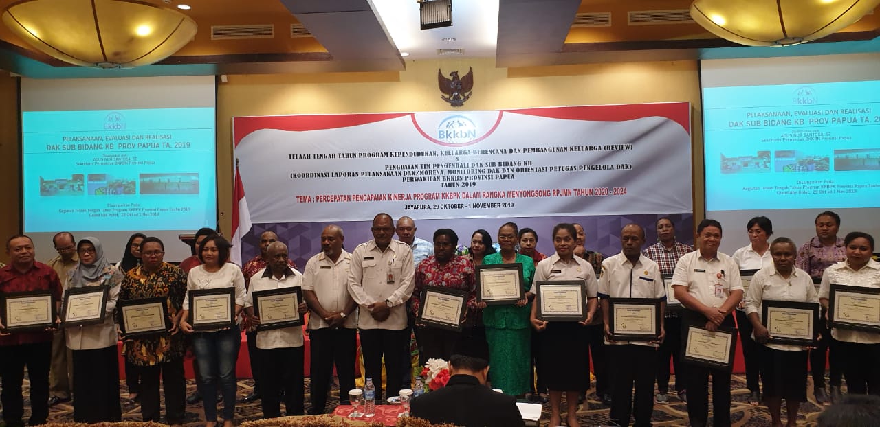 Pimpinan OPD KB Se-Papua Harus Realisasikan Program Kerjanya 100 Persen