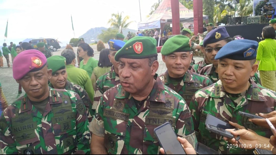 HUT TNI ke-74 di Jajaran Kodam Cenderawasih Berlangsung Sederhana