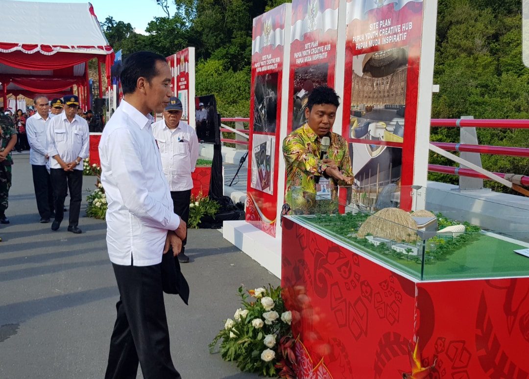 Presiden Jokowi Canangkan Pembangunan Gedung Papua Muda Inspiratif