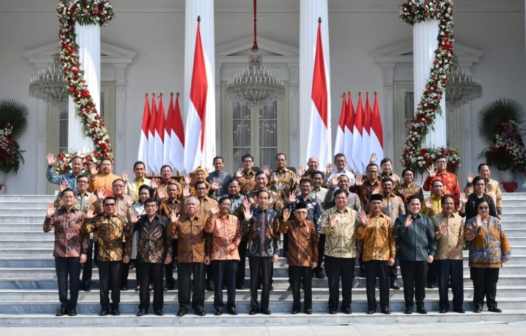 Presiden Jokowi Umumkan Kabinet Indonesia Maju