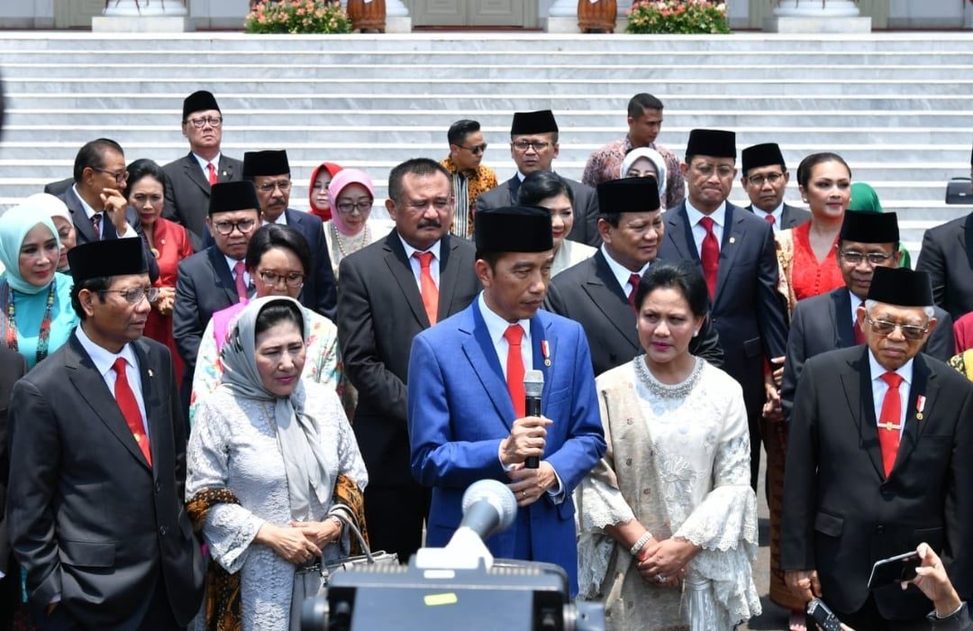 Tujuh Pesan Presiden Jokowi Saat Melantik Menteri Kabinet Indonesia Maju