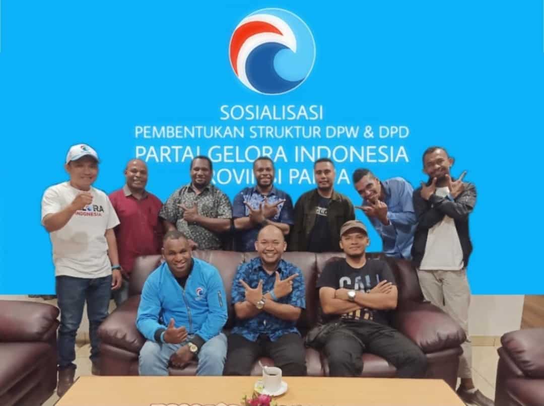 Panaskan Mesin Partai, DPW Gelora Indonesia Papua Gelar Konsolidasi Perdana