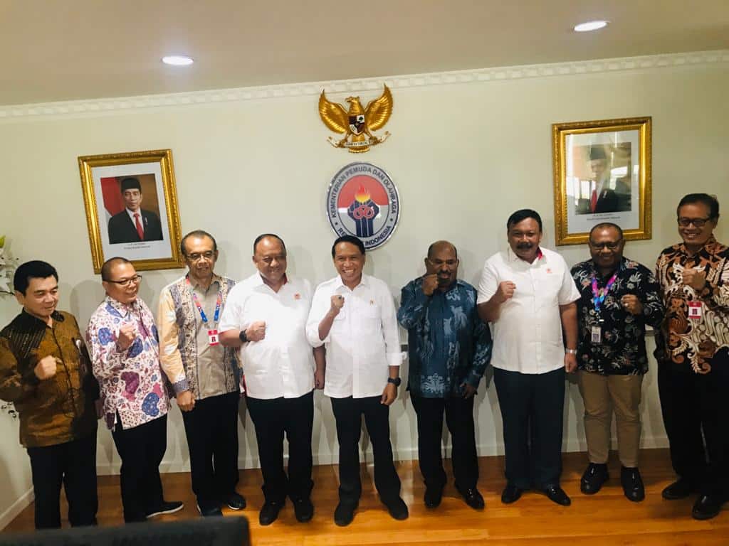 Gubernur Papua Temui Menpora Bahas Persiapan PON XX