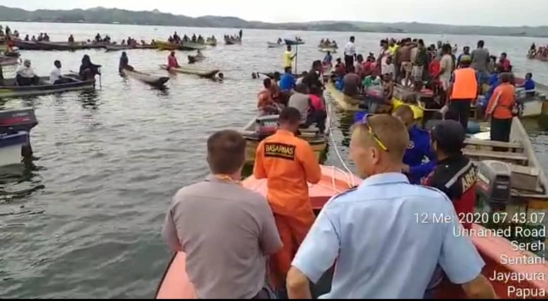 Baru Dua Menit Terbang, Pesawat Milik MAF Ini Jatuh di Danau Sentani Papua