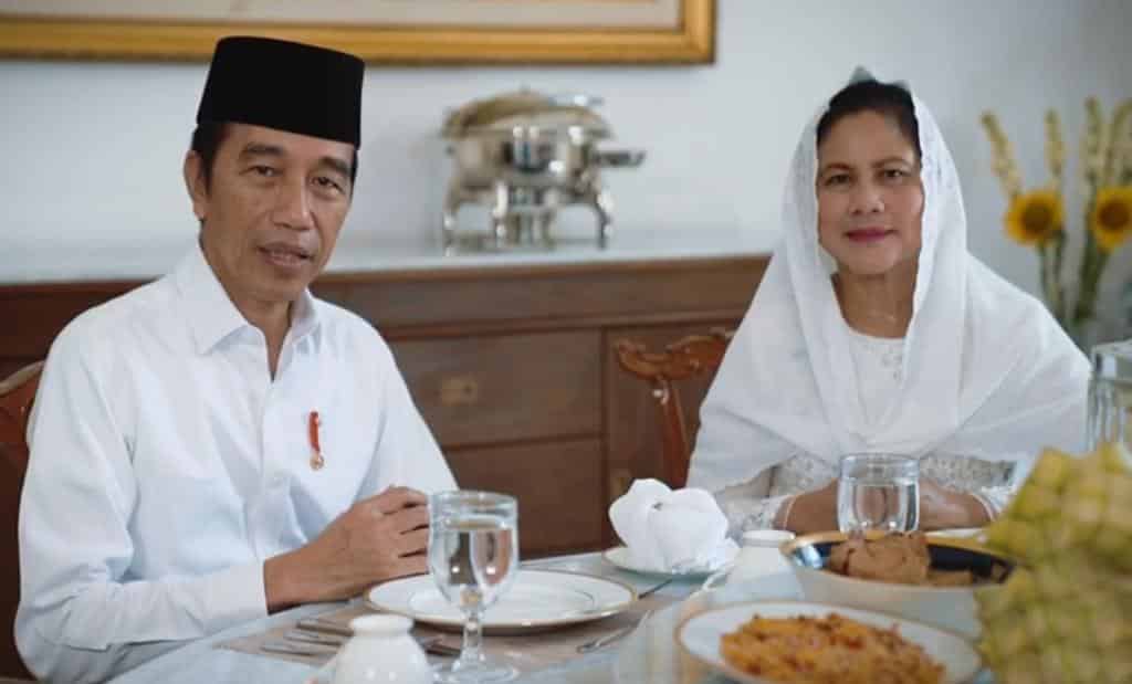 Presiden Jokowi dan Ibu Negara Ucapkan Selamat Idulfitri
