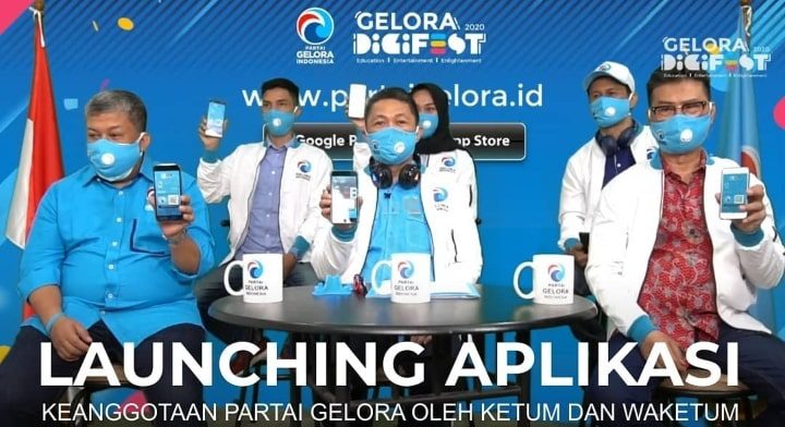 Partai Gelora Luncurkan Aplikasi Anggota Secara Digital