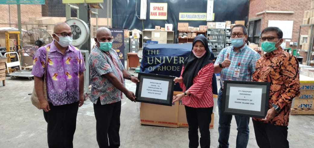 Papua Terima Bantuan 70 Ventilator Dari URI Amerika Serikat