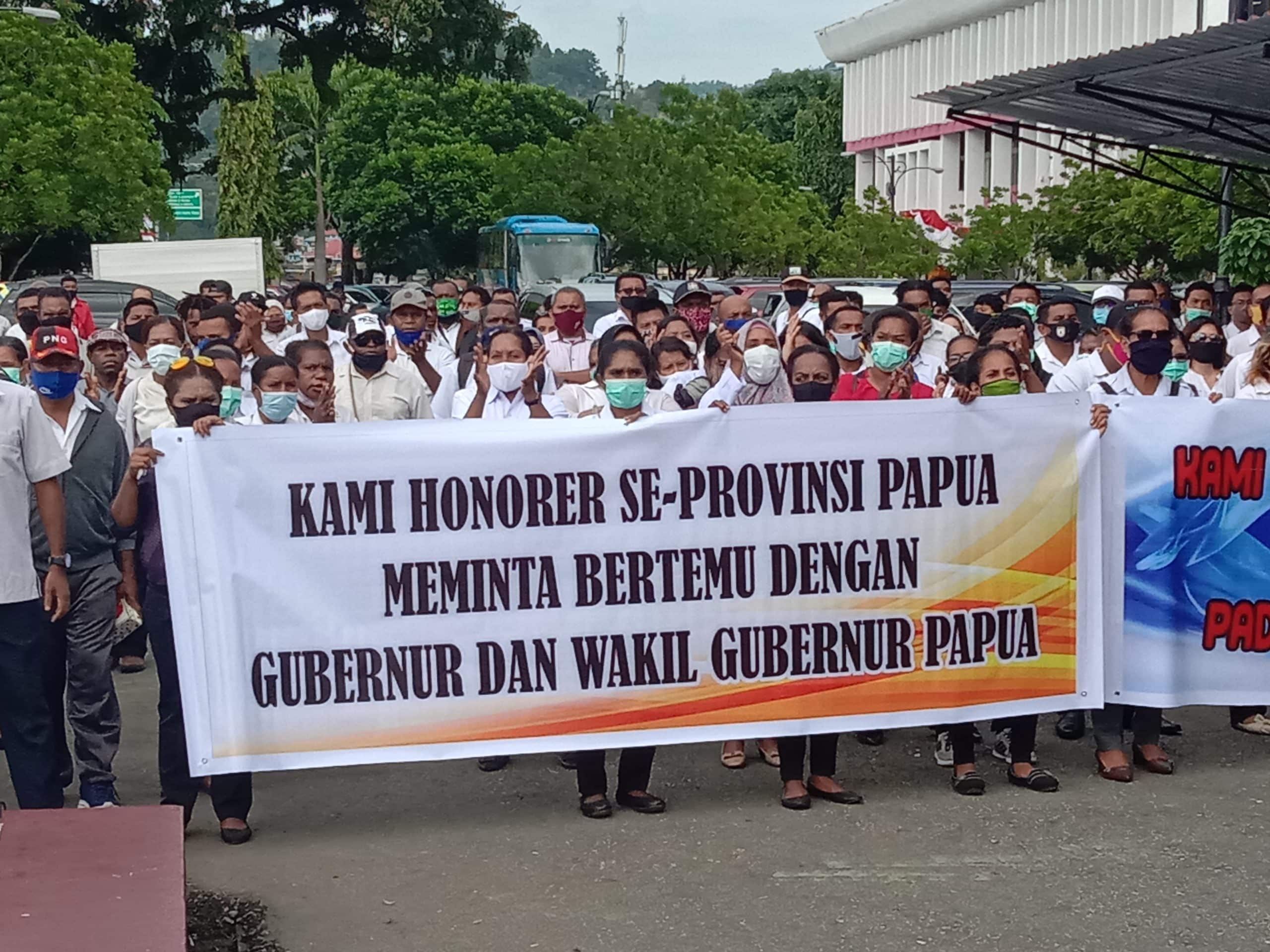 Honorer Provinsi Tuntut Diangkat Jadi ASN, Wagub Janji Perjuangkan