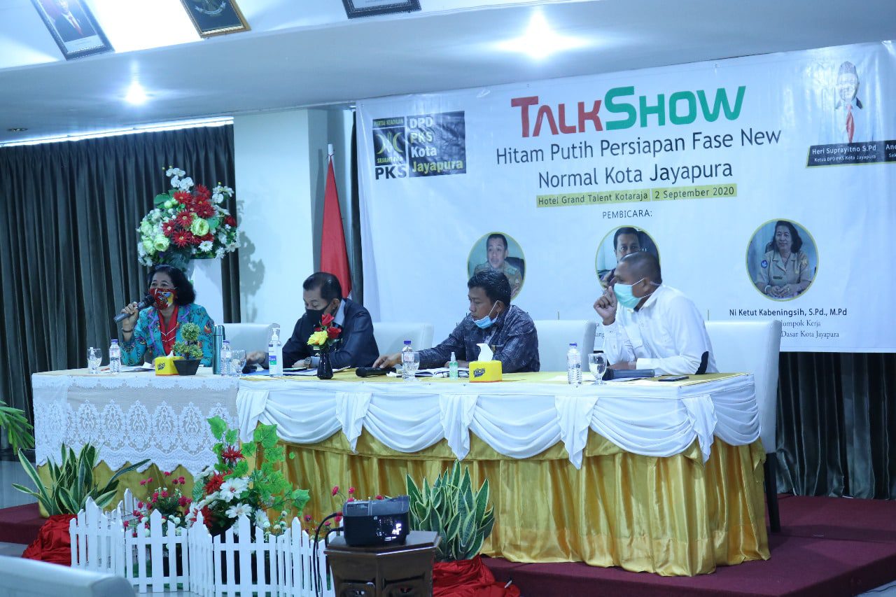 PKS Gelar Talkshow Pastikan Penerapan New Normal di Kota Jayapura Tidak Rugikan Rakyat