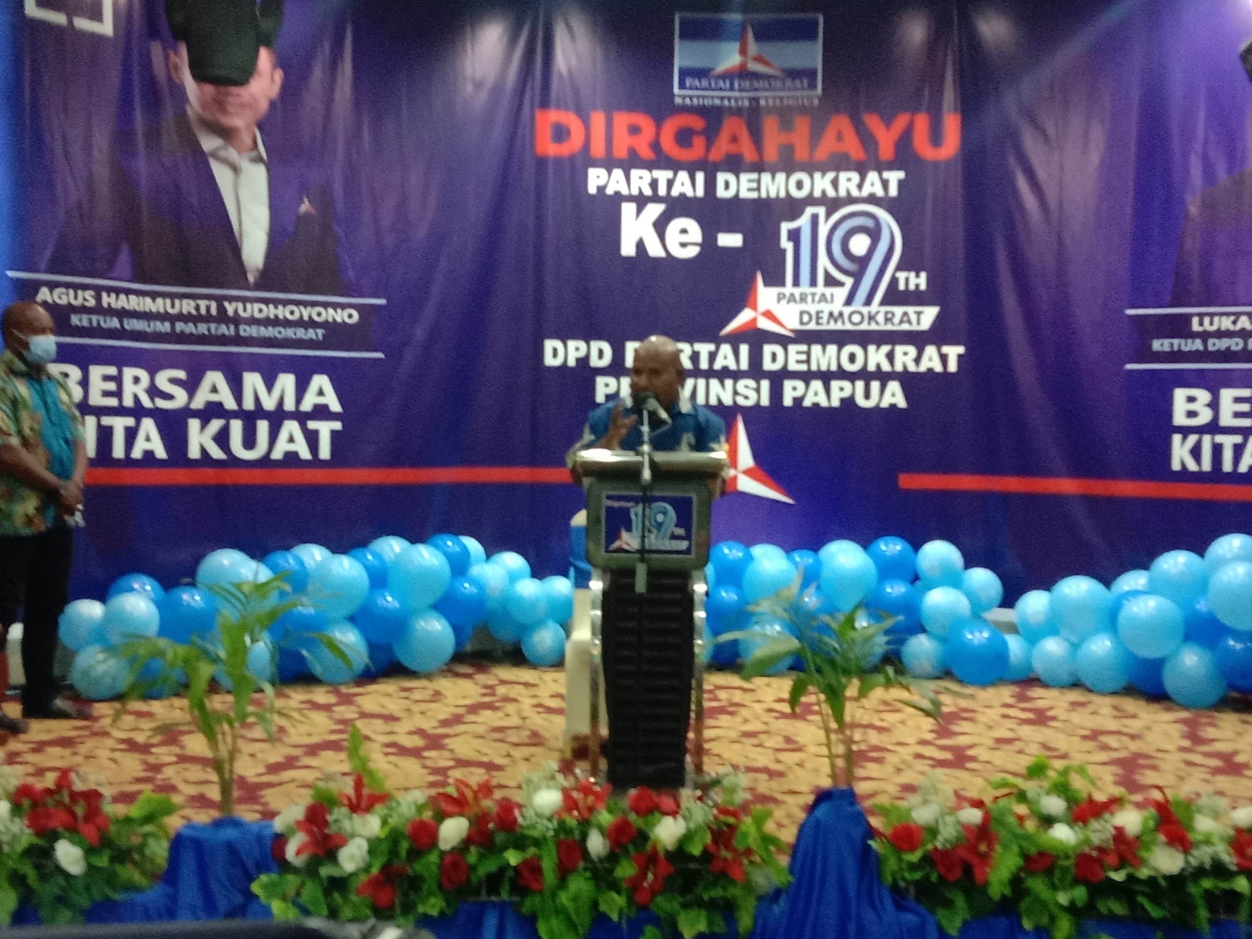 BMD Ditunjuk Jadi Plt Sekretaris Partai Demokrat Papua