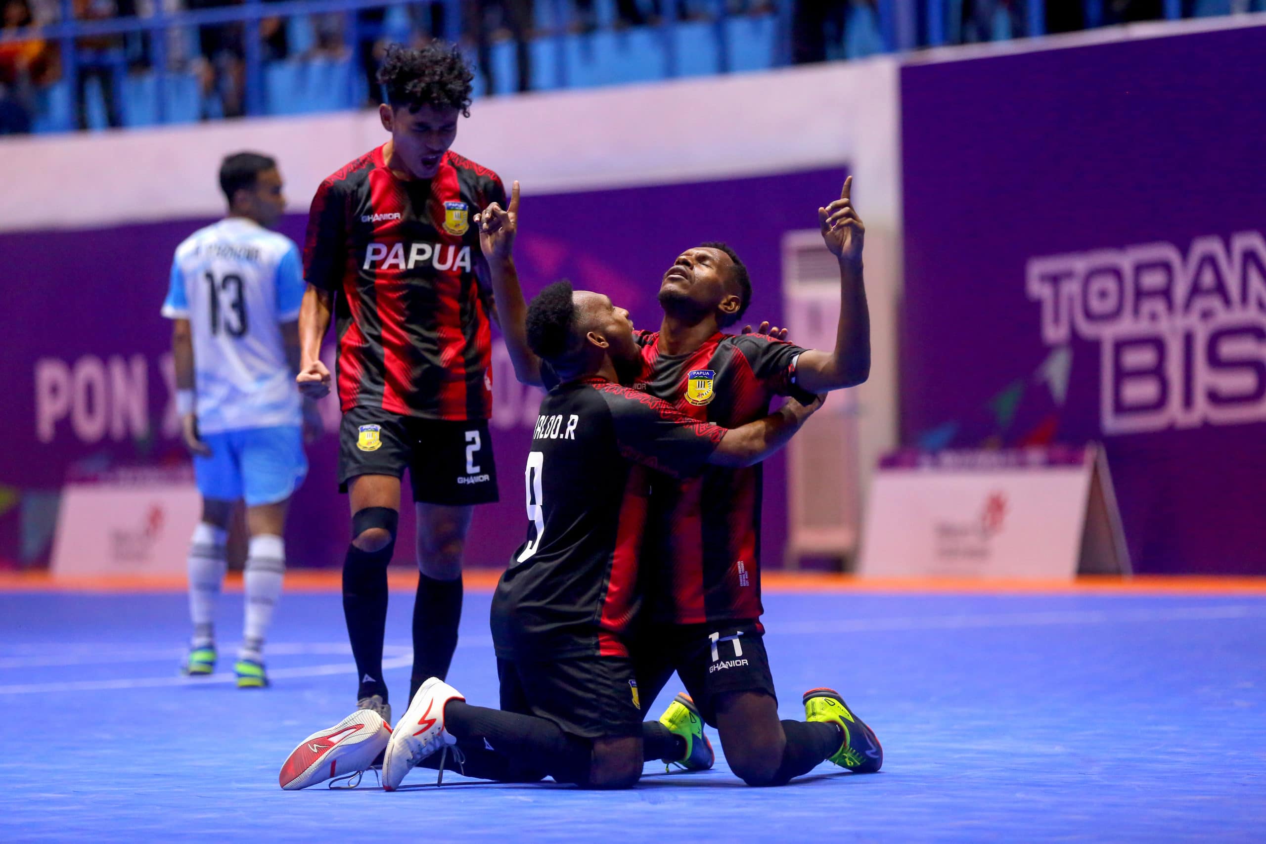 Menang Dua Kali, Tim Futsal Papua Puncaki Klasemen Sementara