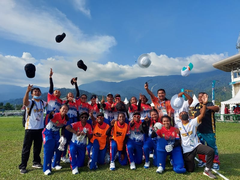 Lolos Ke Final, Tim Cricket Putra dan Putri Papua Optimis Raih Emas
