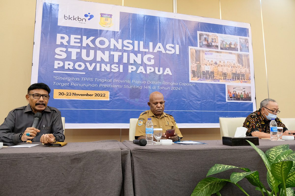 Target Turunkan Stunting 14% di Tahun 2024, BKKBN Gelar Rekonsiliasi Stunting Tingkat Provinsi Papua