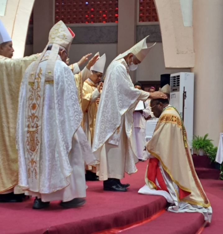 Bupati Spei Bidana Berharap Uskup Yan You Benahi Pendidikan dan Ekonomi Umat