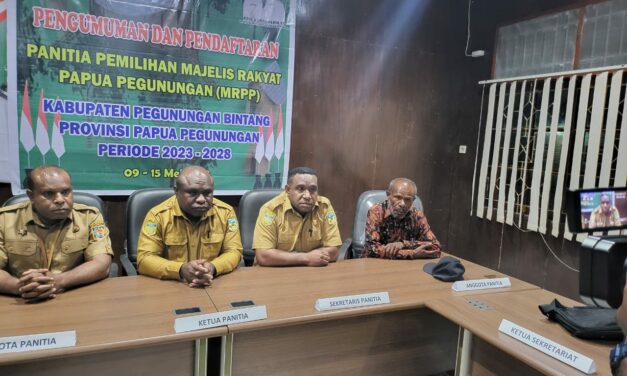 Berkas 6 Bakal Calon Anggota MRP Papua Pegunungan Asal Pegunungan Bintang Yang Mendaftar Sedang Diverifikasi Panpil