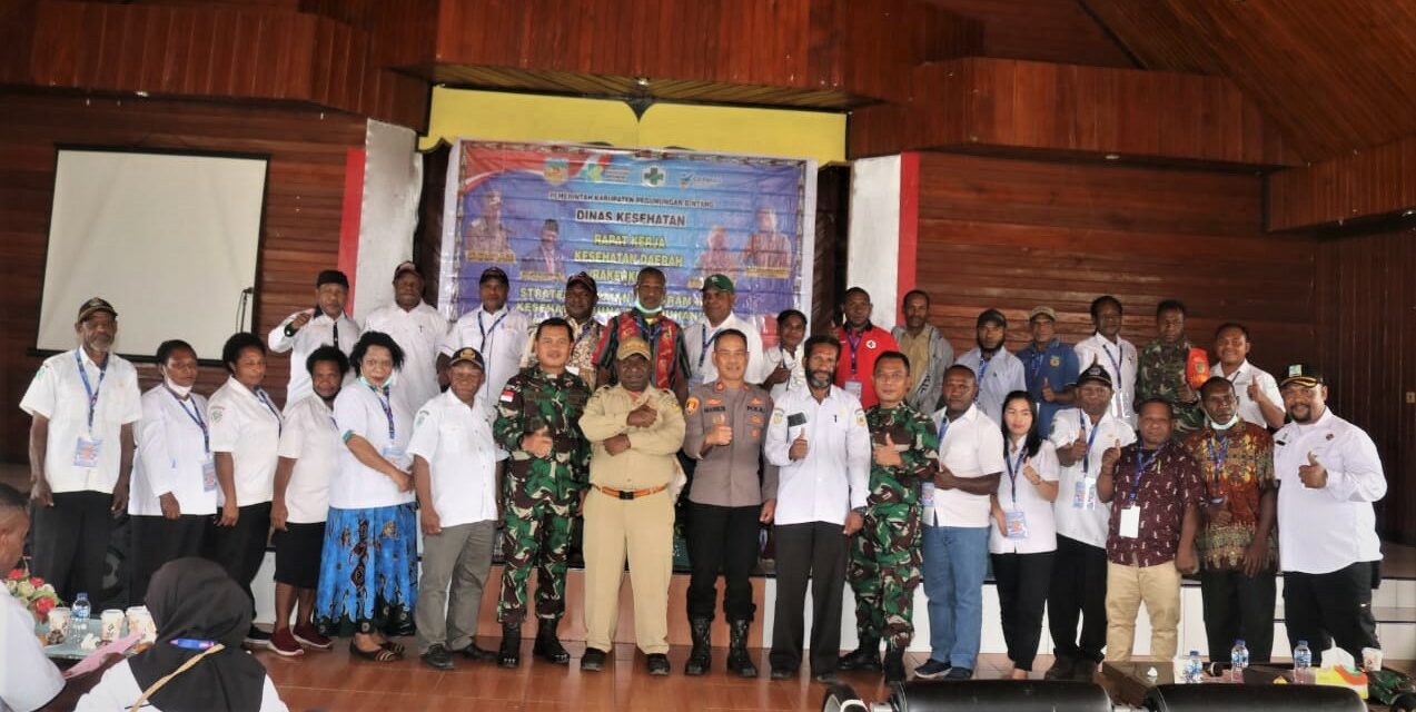 Gelar Rakerkesda, Dinkes Pegunungan Bintang Kejar Pencapaian SPM
