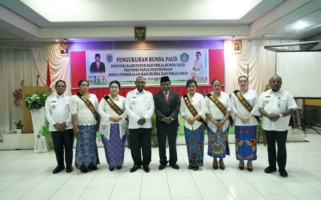 Ponco Wahyu Putri Utami Kenelak Dilantik Jadi Bunda PAUD Mamberamo Tengah