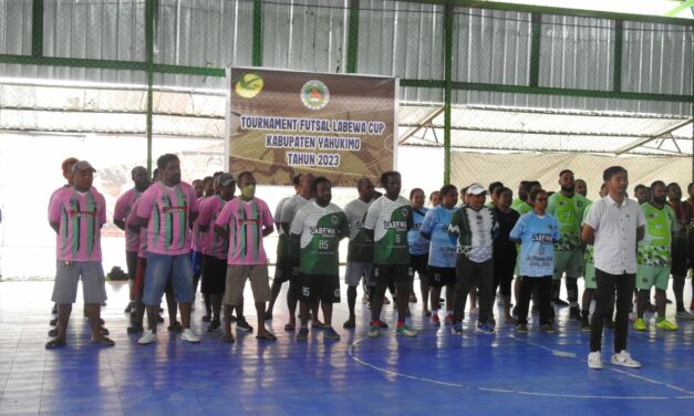 Pererat Tali Persaudaraan, BPC HI-LABEWA Kabupaten Yahukimo Gelar Turnamen Futsal