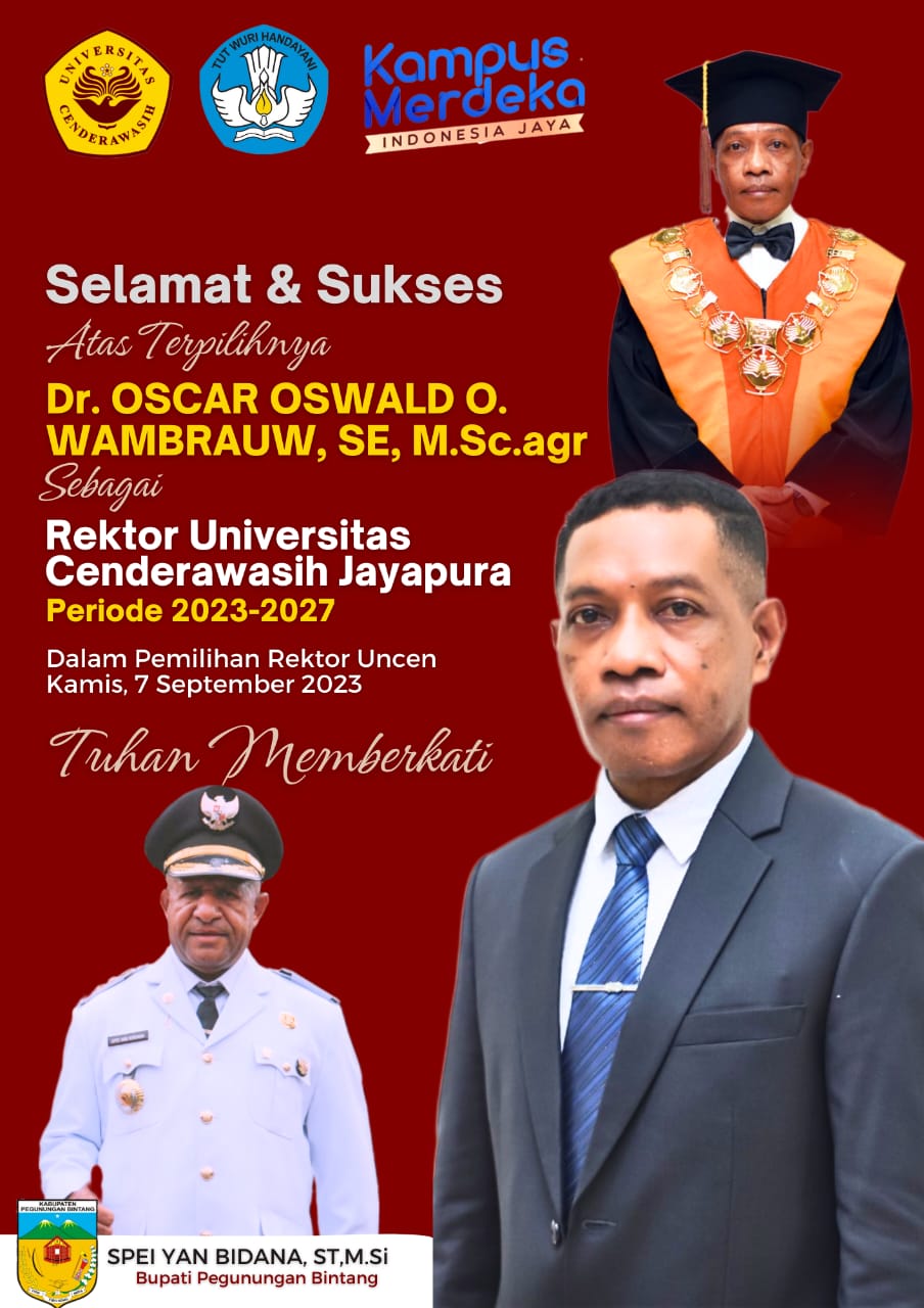 Terpilih Sebagai Rektor Universitas Cenderawasih, Ini Profil Oscar ...