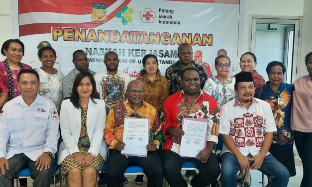 RSUD Jayapura dan PMI Papua Resmi Tanda Tangan Kerjasama Penuhi Kebutuhan Darah