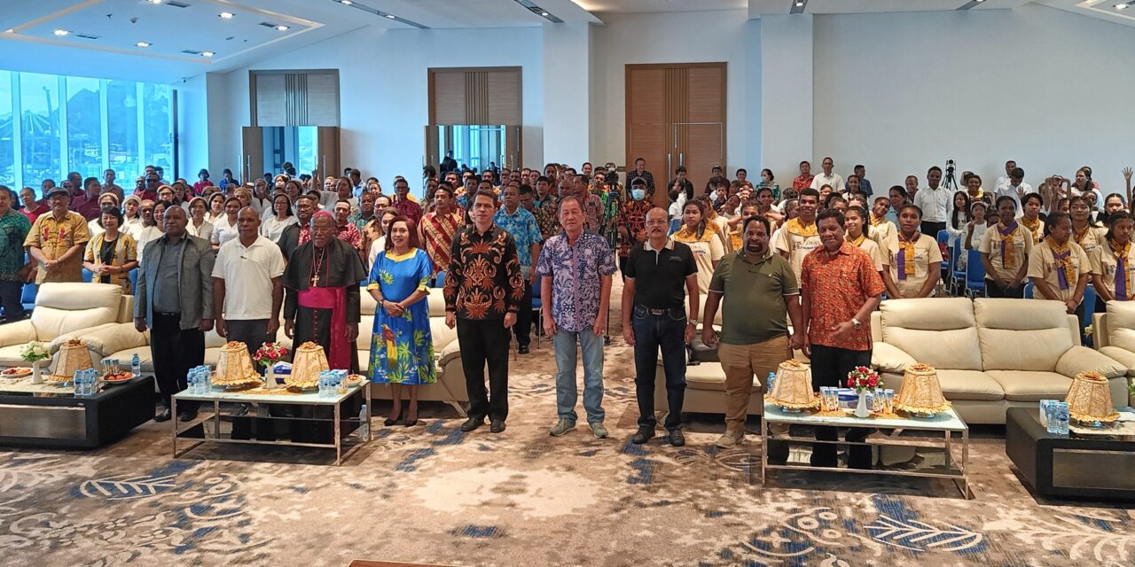Uji Kesiapan Kontingen, LP3K Papua Gelar Eksebisi Pesparani Sebelum Bertolak Ke Jakarta