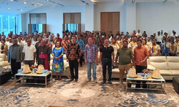 Uji Kesiapan Kontingen, LP3K Papua Gelar Eksebisi Pesparani Sebelum Bertolak Ke Jakarta