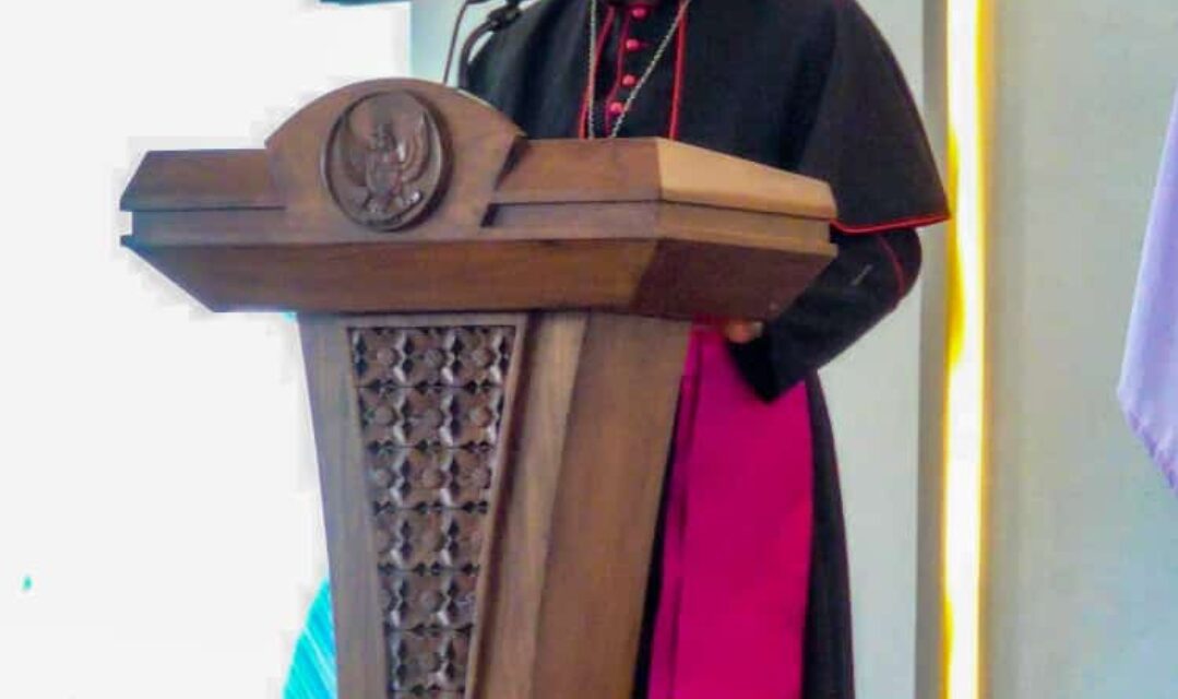Ini Pesan Tegas Uskup Jayapura Pada Momen Eksebisi Pesparani Katolik Provinsi Papua
