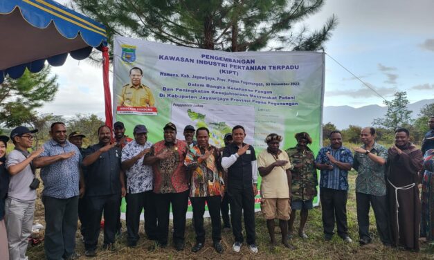 Buka Lahan Kawasan Industri Pertanian Terpadu, Penjabat Gubernur Kondomo Ingin Jadikan Papua Pegunungan Lumbung Pangan