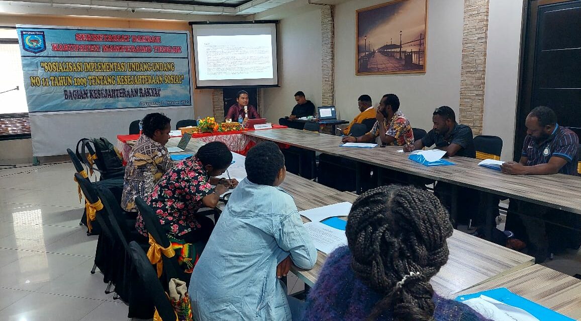 Bagian Kesra Setda Mamteng Gelar Kegiatan Sosialisasi Tentang Kesejahteraan Sosial