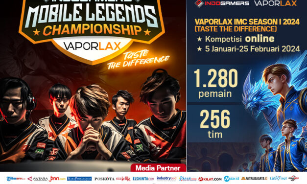 Kick Off! Turnamen Mobile Legends Vaporlax-Indogamers (IMC) Season I 2024 Diikuti 1.536 Gamers
