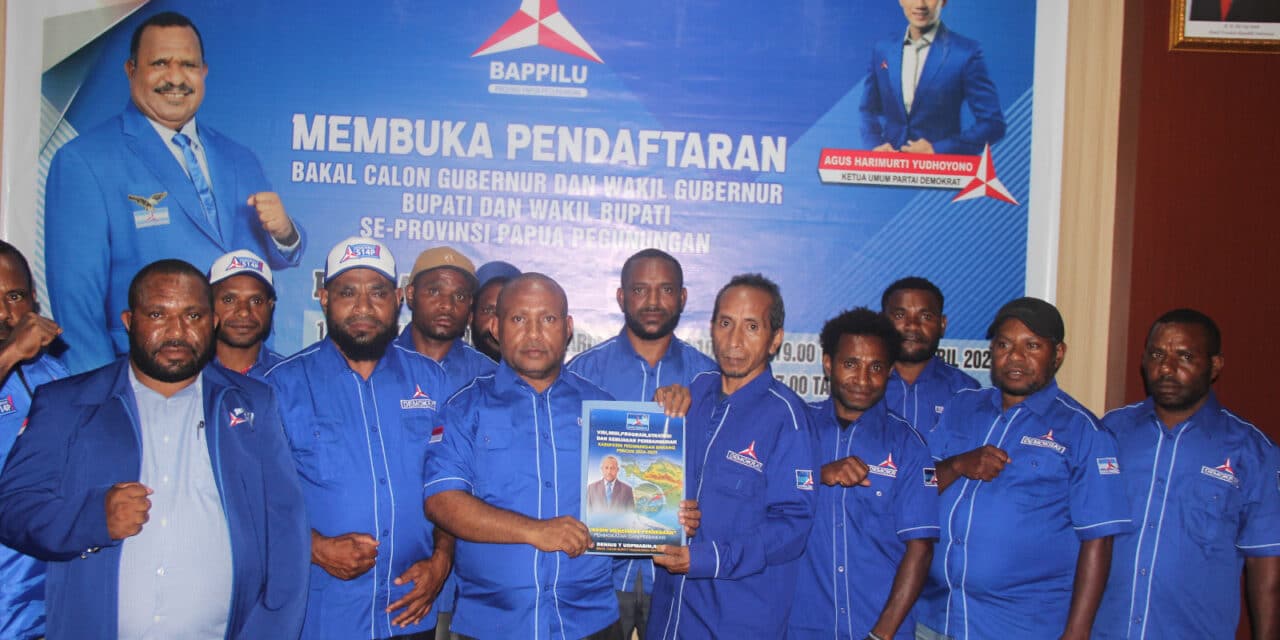 Ketua DPRD Pegubin Denius Uopmabin Optimis Kantongi Rekomendasi Demokrat Jadi Calon Bupati
