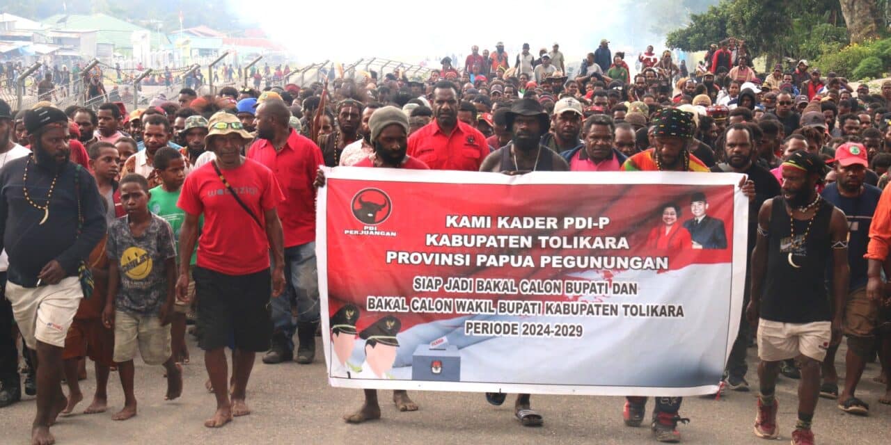 Kembalikan Formulir Pendaftaran, Irinus Wanimbo Optimis Dapat Rekomendasi DPP PDIP dan Siap Menangkan Pilkada Tolikara