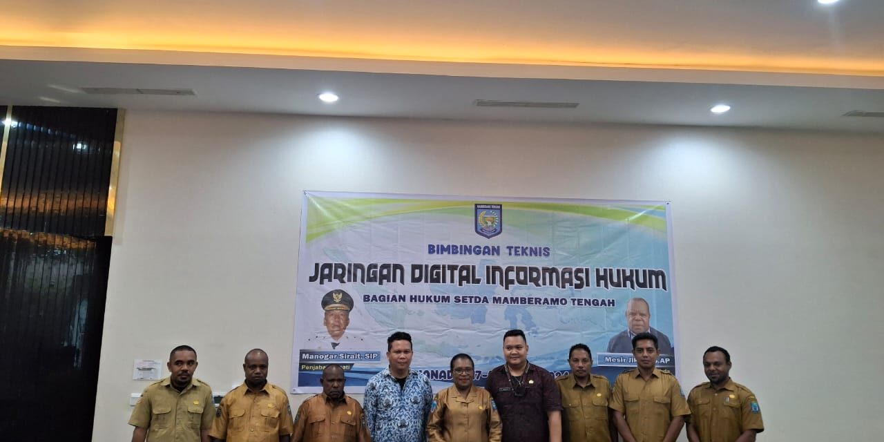 Bagian Hukum Setda Mamteng Ikut Bimtek JDIH di Manado