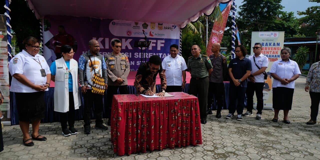Angka Stunting Masih Tinggi, BKKBN Papua Gelar Kick Off Intervensi Serentak Pencegahan Stunting