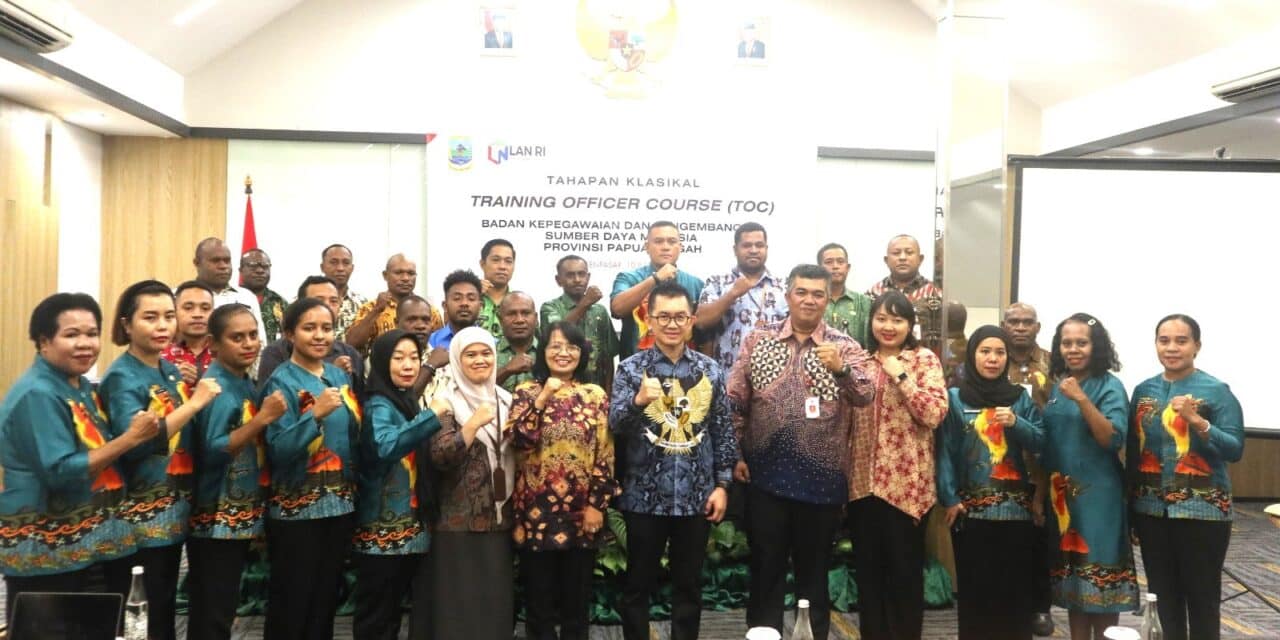 Tingkatkan Kompetensi Penyelenggara Diklat, BKPSDM Papua Tengah Gelar TOC Sebulan