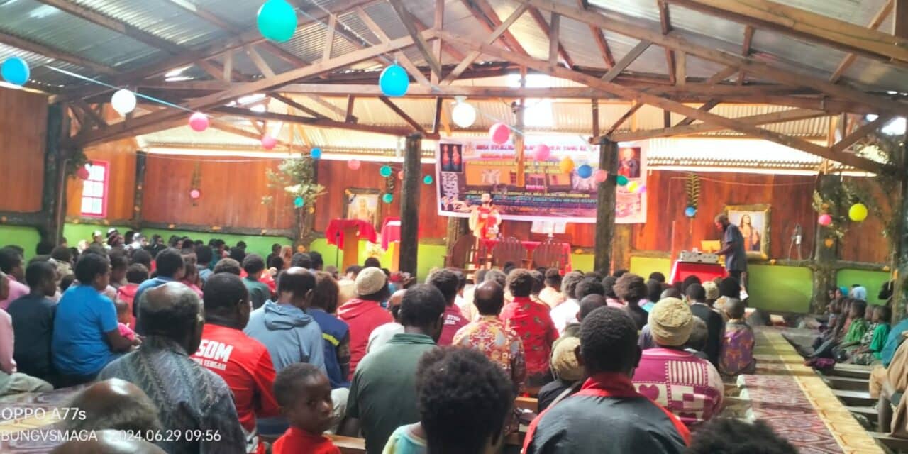 Gereja Santo Petrus Ugida Rayakan HUT Ke-14, Ini Sejumlah Harapan Bagi Umat Katolik Setempat