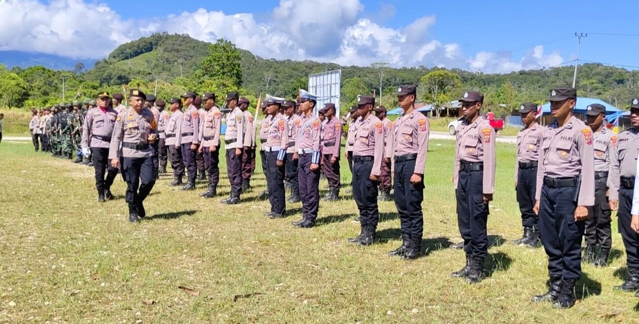 Polres Mamteng Gelar Apel Operasi Mantap Praja Cartenz 2024