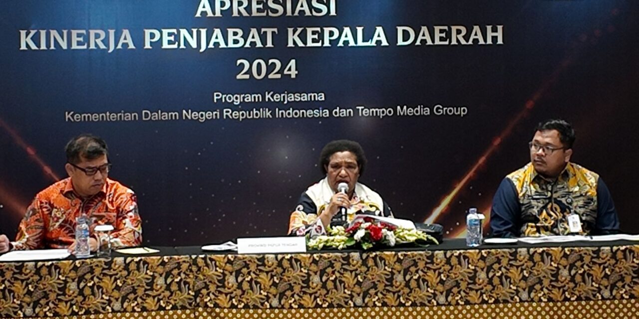 Dinilai Sukses Memimpin Papua Tengah, Ribka Haluk Masuk Nominasi Apresiasi Kinerja Penjabat Kepala Daerah