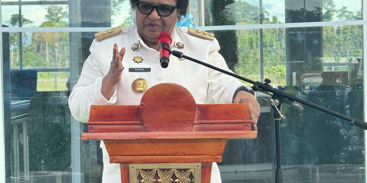 Mama Gubernur Ribka Haluk Minta Semua Pihak Ciptakan Pilkada Aman dan Damai di Papua Tengah