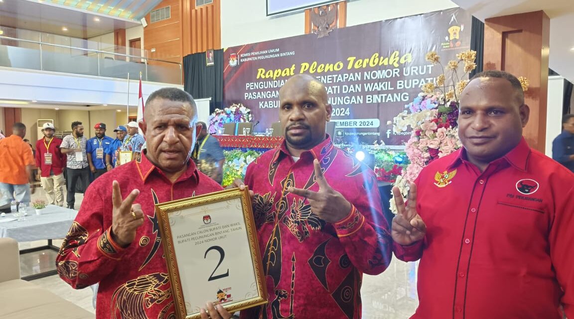 Masyarakat Kiwirok Tengah Optimis Nomor Urut 2 SEBAN Siap Menuju Pemerintahan Jilid II di Pegubin