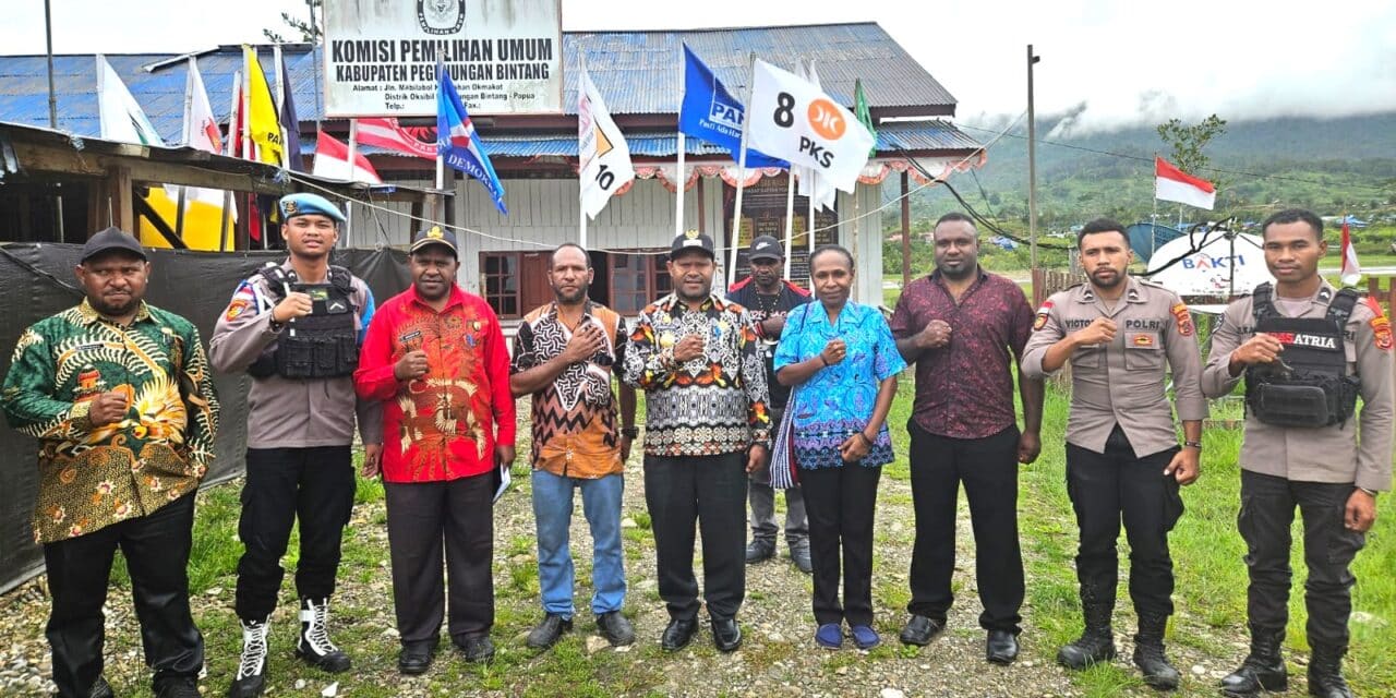 Pjs. Bupati Yohanes Bertemu Penyelenggara Pastikan Kesiapan Pilkada Pegubin