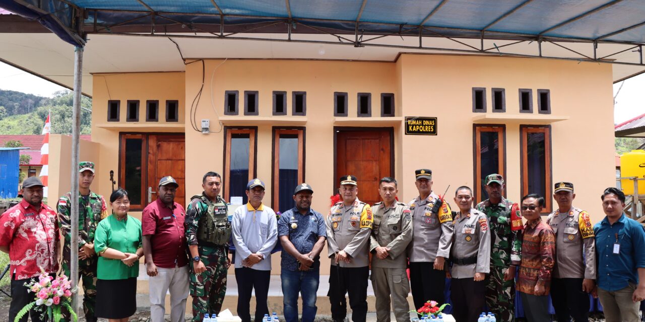 Hadiri Peresmian Rumah Dinas Polres Polres Pegubin, Ini Pesan Penting Pjs Bupati