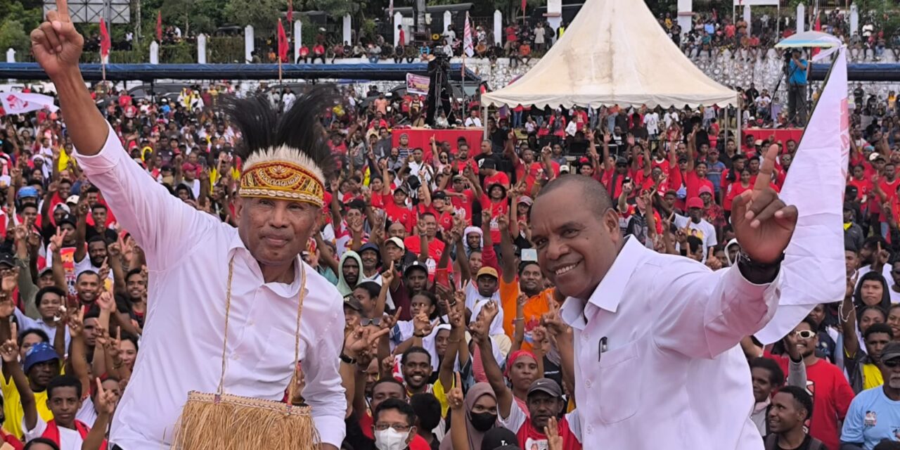 Sah, KPU Papua Tetapkan Benhur Tomi Mano-Yermias Bisai Menang Pilgub Papua