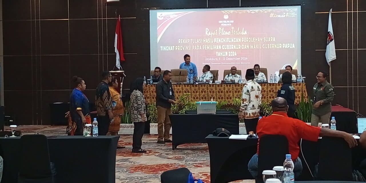 Skors Pleno, KPU Papua Perintahkan KPU Kota Jayapura Lakukan Pembetulan Data Distrik Japsel