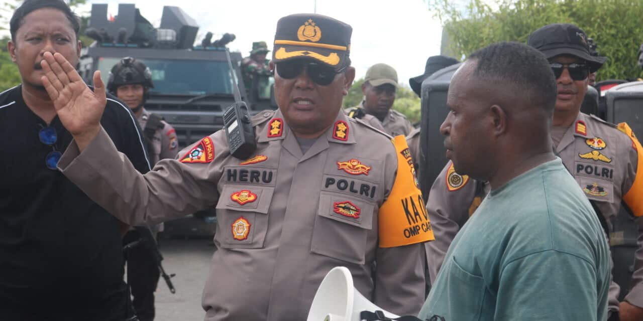 Cara Humanis Kapolres Yahukimo Sukses Tenangkan Massa Pendemo